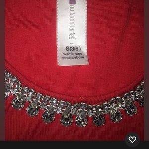 Red tank top SZ small great for 4th of July1